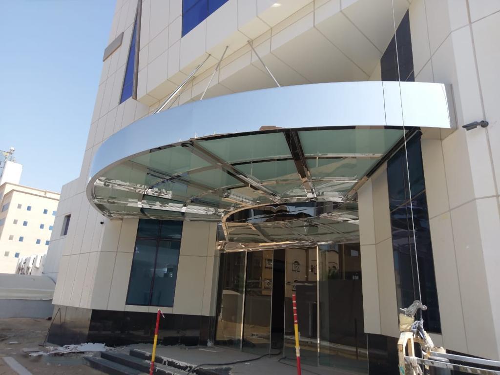 Architectural metal for courtyards