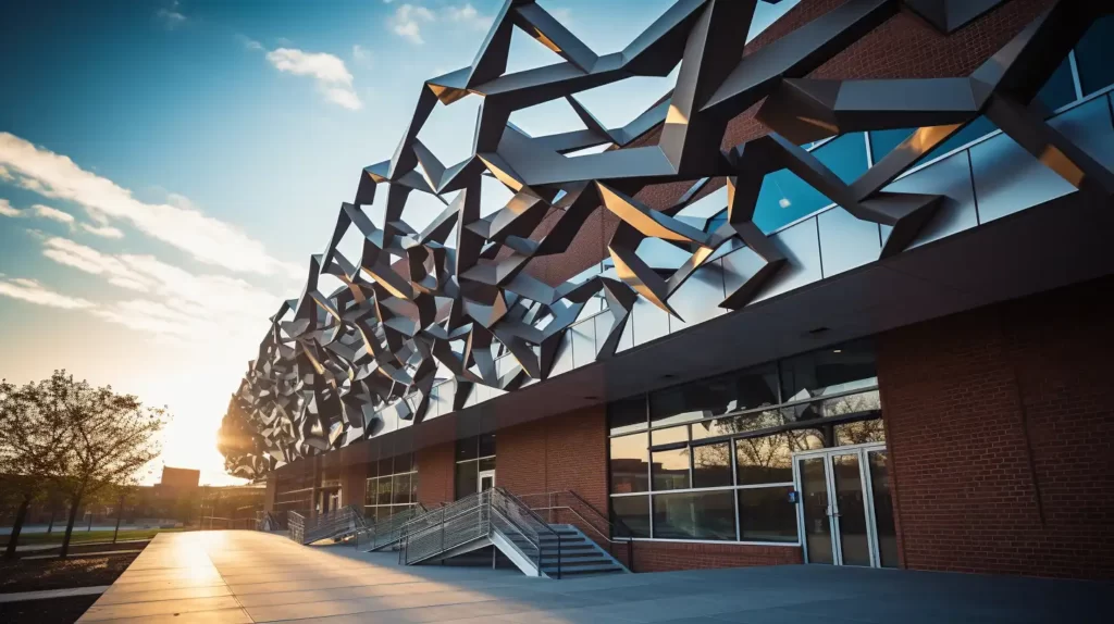 Architectural metal fabrication for urban design