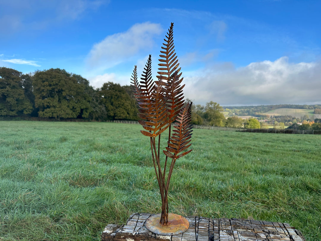 creating a focal point with metal art