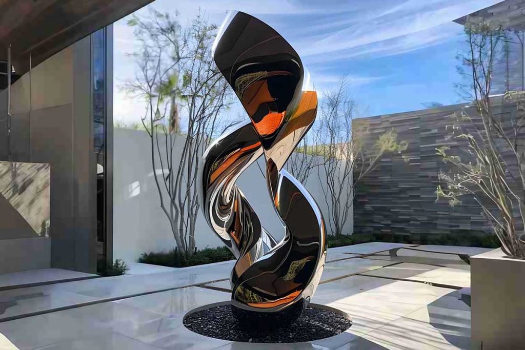 how to create 3D metal garden art