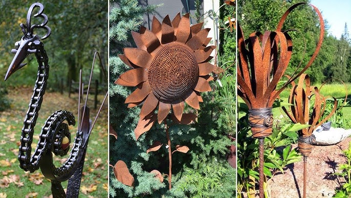 metal garden stakes